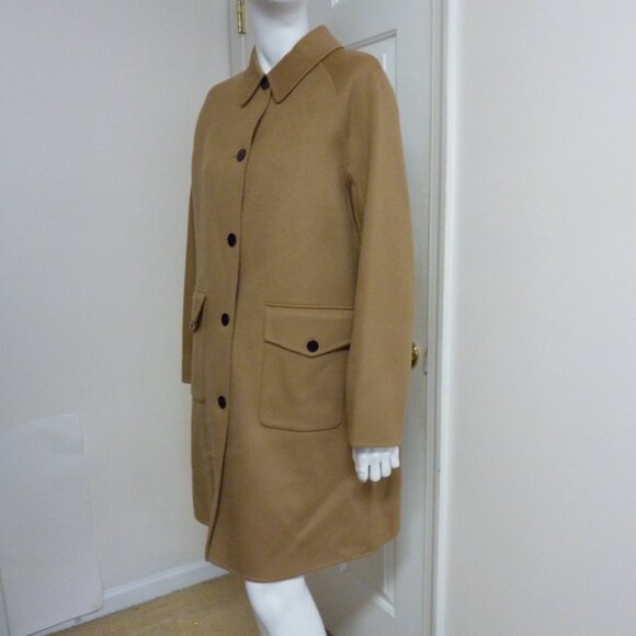 Theory Caban Relaxed Pea Coat in Double-Face Wool-Cashmere - Picture 6 of 8